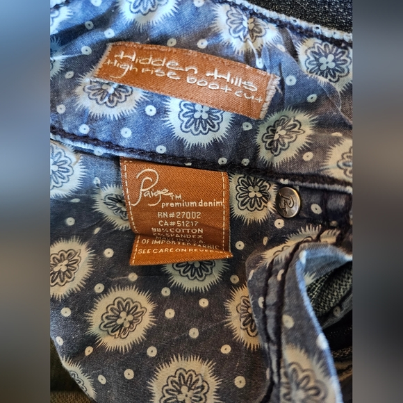 Paige "Hidden Hills" High-Rise Bootcut, women's  size 26 - Picture 10 of 11